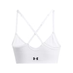 Under Armour Women's Vanish Seamless Low Bra White/Black 1384417-10000 - Additional Image 2