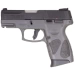 Taurus G2C 9mm GR/Bk 3.26" BL Pistol w/(2)12rd Mags 1-G2C931-12G