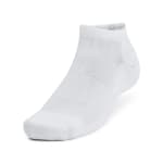 Under Armour Adult Unisex TC White/Black Low Socks 1386316-10000 - Additional Image 3