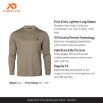 First Lite Men's Yuma Synthetic Long Sleeve Crew Walnut XL MBMYLWNXL
