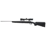 Savage Arms AXIS II XP Stainless .25-06 Rem 22" 1:10" Bbl Black BA Rifle w/Bushnell 3-9x40mm Scope & (1) 4rd Mag 57107