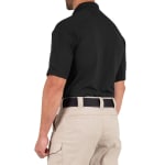 First Tactical Men's Performance Short Sleeve Polo Black 112509-019 - Additional Image 2