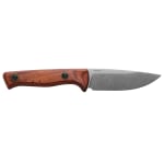 Benchmade SlipRidge Fixed Combo Drop-Point MagnaCut Stainless Steel (60-62 HRC) Blade Dark Brown Stabilized Wood Handle Knife 15650-COMBO - Additional Image 2