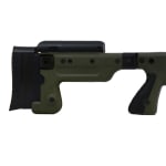 Accuracy International AX Chassis Long Action 338 CIP M700 Green, Pistol Grip, Folding Stock, 16" fo 25205FCBL