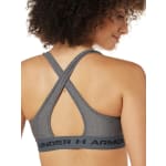 Under Armour Women's Crossback Mid Bra Charcoal Light Heather/Black 1361036-01900 - Additional Image 2