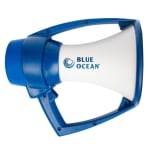 Kestrel Blue Ocean White & Blue Megaphone 0100BLU