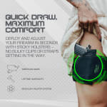 Sticky Holsters Anklebiter Modular Wrap, Converts a Sticky Holster to an Ankle Holster, Ambidextrous, OSFA AB
