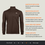 First Lite Men's Furnace Quarter Zip Terra XL MTEQZTRXL