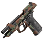 Beretta 92XI SAO 9mm 4.7" Bbl BDU Camo Full Size Pistol w/(2) 18rd Mags SPEC0731A18 - Additional Image 8