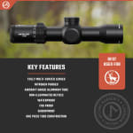 Athlon Talos HMR 1.5-5x32mm BDC100 SFP IR MOA Reticle Riflescope 215007