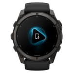 Garmin Fenix 9 51mm Carbon Gray DLC Titanium-Color Smartwatch w/ Built-In Flashlight, AMOLED Display, Black Silicone Band 010-04763-10 - Additional Image 5