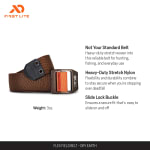 First Lite Flex Nylon Belt Dry Earth SM MANBTDESM