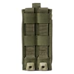 First Tactical Tactix Media Medium 500D Nylon OD Green Pouch 2.5x5.25x.75"" w/ 2 Hooked Lynx Attachments 180018-830-1SZ - Additional Image 1