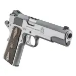 Springfield Armory 1911 Garrison .45 ACP 5" Bbl Stainless Handgun w/ Low profile 3-Dot Sights, 1x7rd Mag PX9420S - Additional Image 1