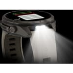 Garmin Fenix 9 Pro 43mm Titanium Smartwatch w/ Built-In Flashlight, AMOLED Display, Fog Gray-Dark Sandstone Silicone Band 010-04335-85 - Additional Image 12