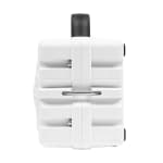 Turtlebox CUB Outdoor Bluetooth Speaker with 2-Unit Pairing & Party Mode, Steel Tie-Downs, 8.6"x7.2"x5.8", 5.3lbs, White TB-CUB-G1-WHT-1 - Additional Image 3