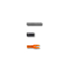 Easton Hunting Arrows FMJ Max 5mm Match Grade 400 Shafts Pro Shop Series w/ Hit Inserts & Collars DZ (12) 001269