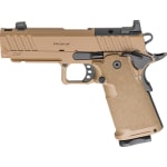 Springfield Armory 1911 DS Prodigy 9mm 4.25"Bbl Coyote Brown Handgun w/AOS Plate, U-Notch Trit Sights, Integrated Comp, 2x10rd Mags PH9117AOSCBLC-COMP - Additional Image 1