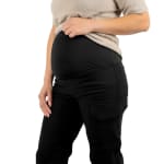 First Tactical Women's V2 Tactical Maternity Pants 2-Way Stretch Water Resistant Double-Dyed Black 124011M-019 - Additional Image 5
