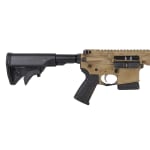 LWRCI ICDI Discovery Direct Impingement 5.56mm 16" 1/7" 1/2x28 TPI Bbl M-LOK FDE Flat Dark Earth RH CA Compliant Rifle ICDIR5CK16MLECAC