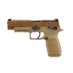 Sig Sauer M17 MA Compliant 9mm 4.7" Bbl Striker Manual Safety Rail Siglite Modular Polymer Grip Coyote Pistol w/(3) 10rd Mags M17-9-CSS-MS-MA - Additional Image 1