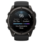 Garmin Fenix 9 51mm Carbon Gray DLC Titanium-Color Smartwatch w/ Built-In Flashlight, AMOLED Display, Black Silicone Band 010-04763-10 - Additional Image 9