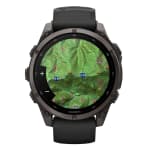 Garmin Fenix 9 47mm Carbon Gray DLC Titanium-Color Smartwatch w/ Built-In Flashlight, AMOLED Display, Black Silicone Band 010-04762-10 - Additional Image 6