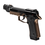 Beretta 80X Cheetah Tactical Urban Launch Edition .380 ACP 4.4" Bbl Black & Bronze SA/DA Pistol w/2 10rd Mags J80XTACLED10 - Additional Image 18