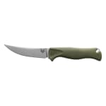 Benchmade Meatcrafter 4" Fixed Blade Trailing-Point Dark Olive Santoprene Knife 15505