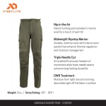 First Lite Men's Obsidian Foundry Pant Conifer 4433 MBOBFCN4433
