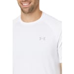 Under Armour Men's Tech 2.0 Shortsleeve White/Overcast Gray Shirt 1326413-10000 - Additional Image 4