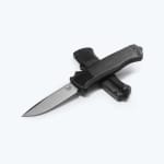 Benchmade Shootout Out-the-Front Auto Black Grivory Drop-Point Knife 5371-04 - Additional Image 5