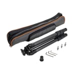 REVIC Optics Packer 3.7" to 60.6" 26.5lbs Capacity 4-Section Carbon Fiber Tripod w/ Rubber & Spiked Feet, Carrying Case PD-G5000 - Additional Image 4
