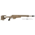 Accuracy International AX 308 Pale Brown chassis 20in bbl std brake small firing pin Left Hand A-XS308WNPB20SM-LH