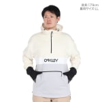 Oakley Tnp Nose Grab SoftShell Hoodie Lunar Rock/Arctic White L FOA404727-9XPL