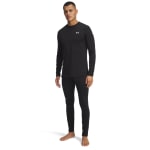 Under Armour Men's Coldgear Base Black/White 2.0 Leggings 6005296-00100 - Additional Image 2
