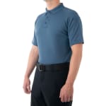First Tactical Men's Performance Short Sleeve Polo French Blue 112509-484 - Additional Image 1