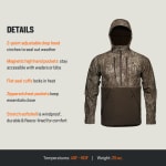First Lite Men's Suppressor Hybrid Jacket Darkwater XL MOCWJCAXL