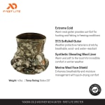 First Lite Tundra Neck Gaiter Specter OS MATNGSPOS