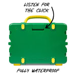 Turtlebox GameDay Series 2.0 Original Outdoor Bluetooth Speaker w/ Party Mode, Waterproof, 25hr Battery, Green/Yellow TB-ORIG-G3-GRN-YLLW-YLLW-2 - Additional Image 3