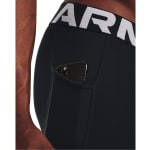 Under Armour Men's Coldgear Armour Black/White Leggings 1366075-00100 - Additional Image 3