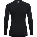 Under Armour Women's Heatgear Longsleeve Black/White Compression Shirt 1365459-00100 - Additional Image 3