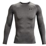 Under Armour Men's Heatgear Longsleeve Carbon Heather/Black Compression Shirt 1361524-09000 - Additional Image 3
