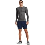 Under Armour Men's Heatgear Longsleeve Carbon Heather/Black Compression Shirt 1361524-09000 - Additional Image 2
