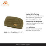 First Lite Women's Headband Conifer OS WAHDBCNOS