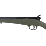 Savage Arms Rascal F-SR Single Shot Rimfire .22 LR 16.25" Heavy Bbl 1rd Synth AccuTrigger Black/Green RH Full Bolt Action Rifle 13813 - Additional Image 4
