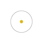 Holosun 407 Gold 6MOA Dot Large Open Lens Shake Awake 7075 Aluminum Miniature Pistol Reflex Sight HS407COMP-GD6