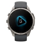 Garmin Fenix 9 Pro 47mm Titanium Smartwatch w/ Built-In Flashlight, AMOLED Display, Graphite-Black Silicone Band 010-04336-25 - Additional Image 5