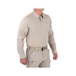 First Tactical Men's V2 Pro Performance Long Sleeve Shirt Silver Tan 111015-065 - Additional Image 2