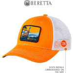 Beretta Tennessee USA 250 Hat Orange & White OSFA BTN96T16750435 - Additional Image 3
